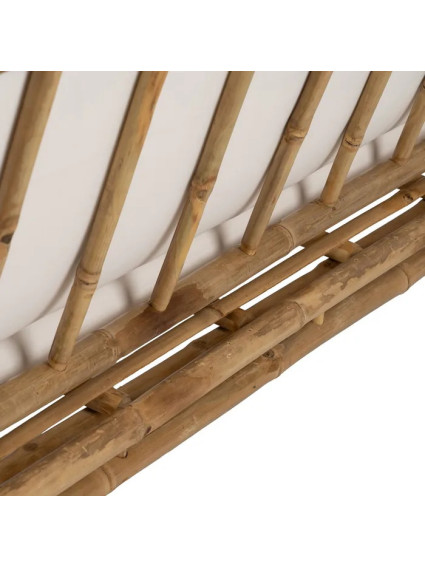 JUNCO 200 X 86 sofá 3 plazas natural bambú