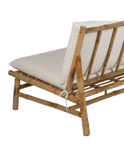 JUNCO 200 X 86 sofá 3 plazas natural bambú