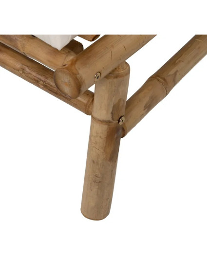 JUNCO 200 X 86 sofá 3 plazas natural bambú