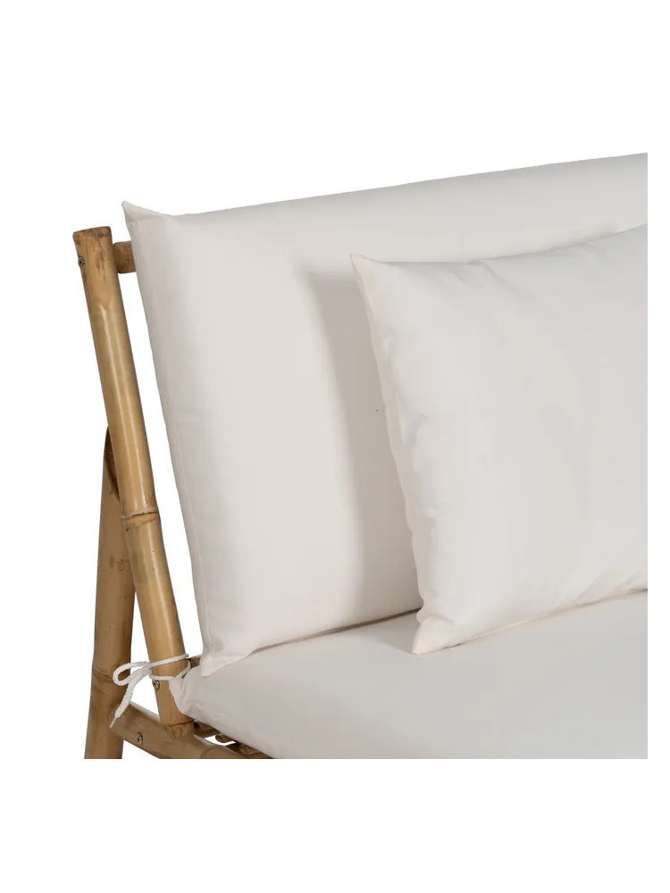 JUNCO 135 X 86 sofá 2 plazas natural bambú