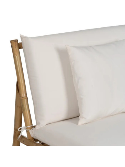 JUNCO 135 X 86 sofá 2 plazas natural bambú