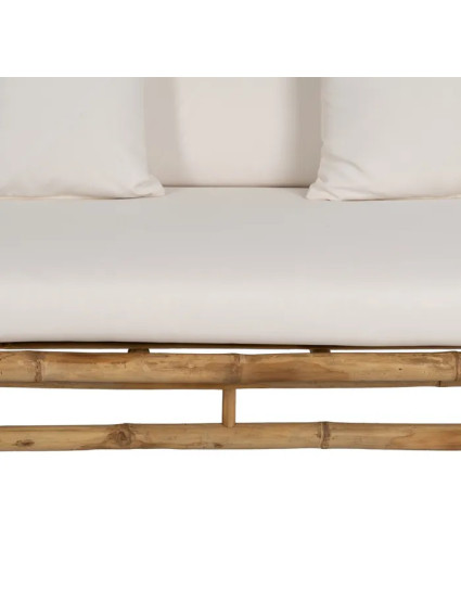 JUNCO 135 X 86 sofá 2 plazas natural bambú