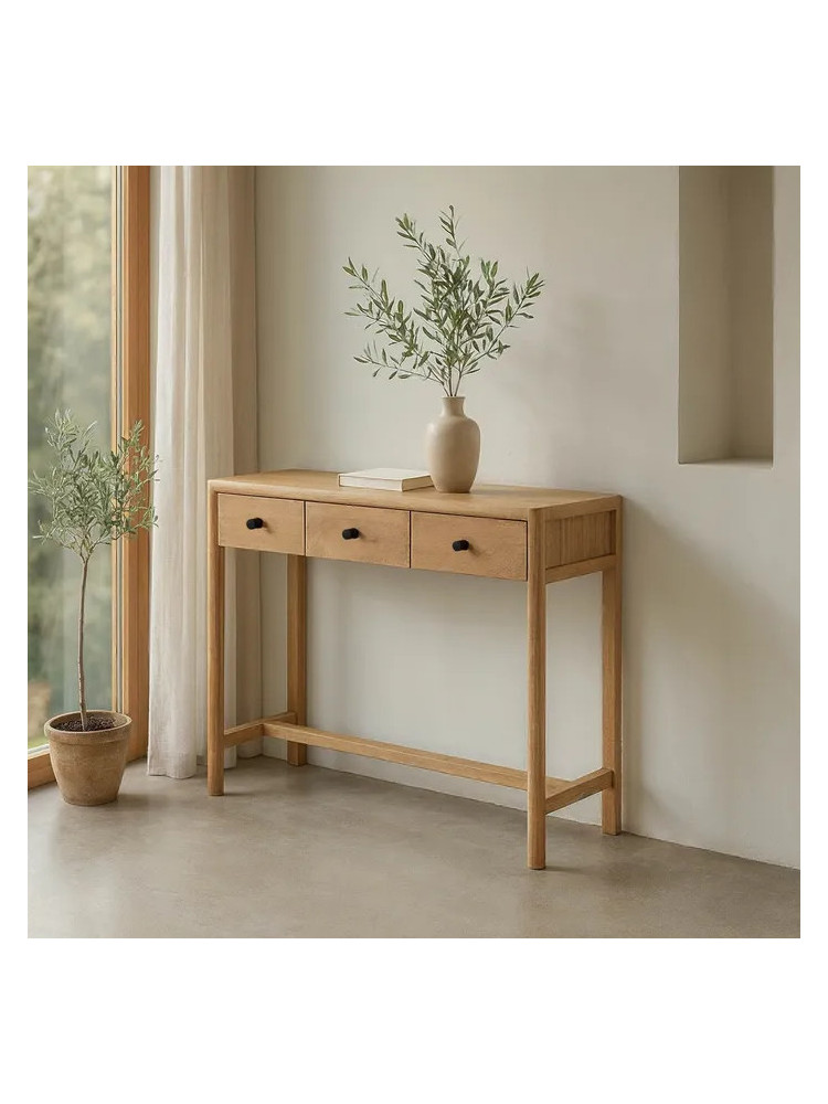 ESTEPA 90 X 30 consola entrada madera