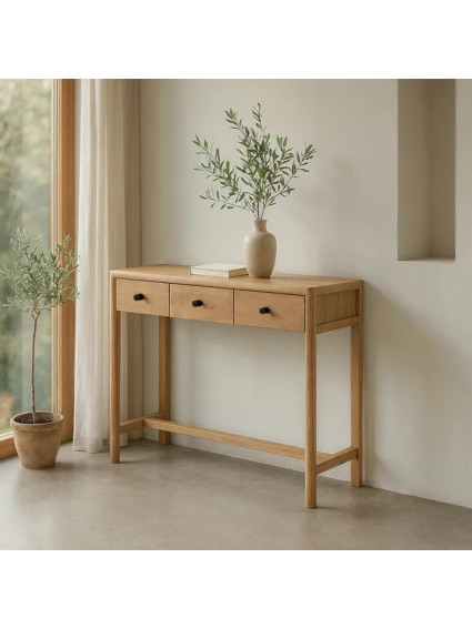 ESTEPA 90 X 30 consola entrada madera