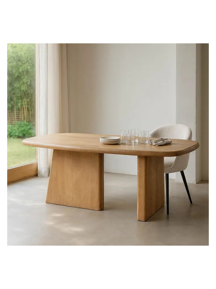 ESTEPA 180 X 90 mesa comedor natural ESTEPA 180 X 90 mesa comedor natural