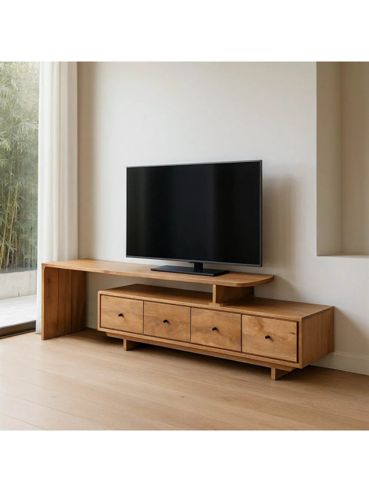 BRUMA 175 X 40 mueble TV natural madera