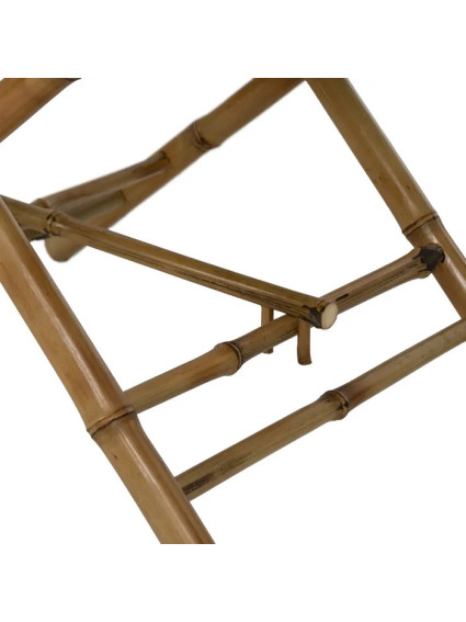 JUNCO 56 X 56 mesa auxiliar bambú