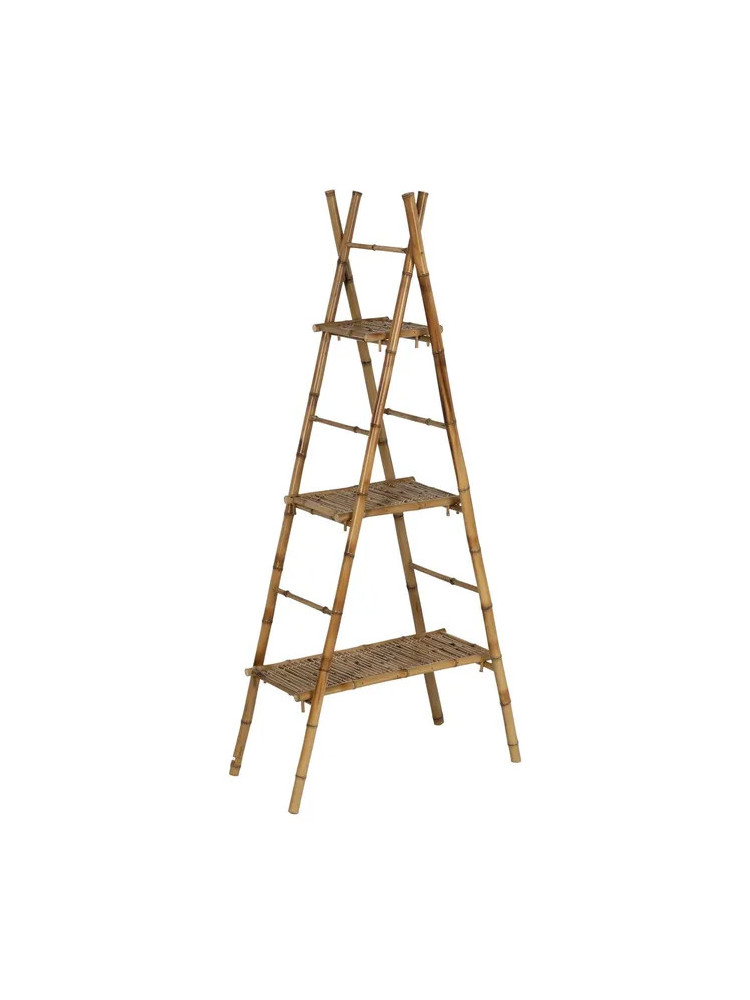 JUNCO 78 X 40 estantería triangular natural bambú