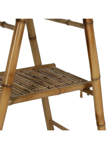JUNCO 78 X 40 estantería triangular natural bambú