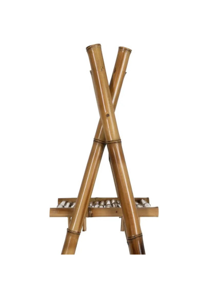 JUNCO 78 X 40 estantería triangular natural bambú