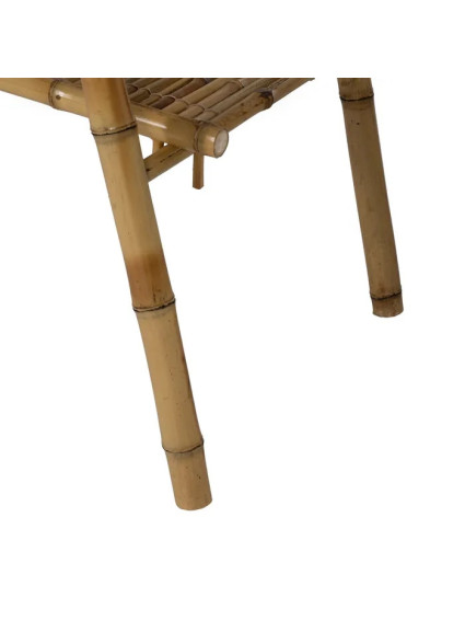 JUNCO 78 X 40 estantería triangular natural bambú