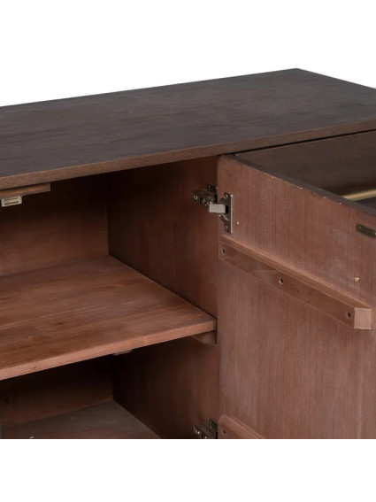 VINILO 130 X 45 aparador madera-hierro