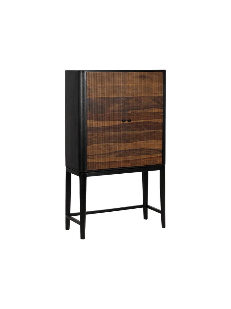 ÉBANO 90 X 40 armario madera marrón-negro