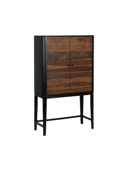 ÉBANO 90 X 40 armario madera marrón-negro