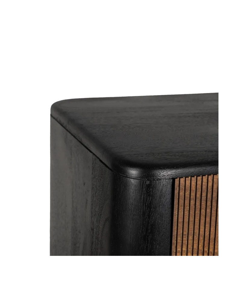 ÉBANO 90 X 40 armario madera marrón-negro