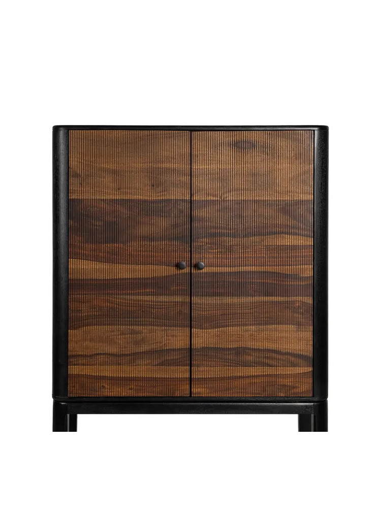 ÉBANO 90 X 40 armario madera marrón-negro