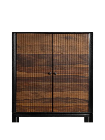 ÉBANO 90 X 40 armario madera marrón-negro