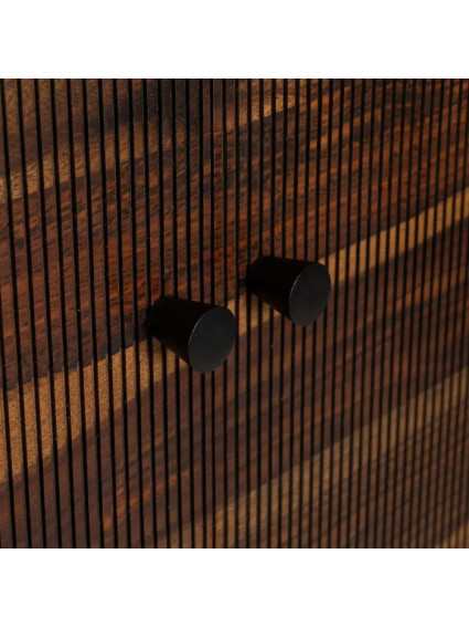 ÉBANO 90 X 40 armario madera marrón-negro