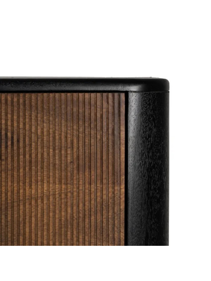 ÉBANO 90 X 40 armario madera marrón-negro