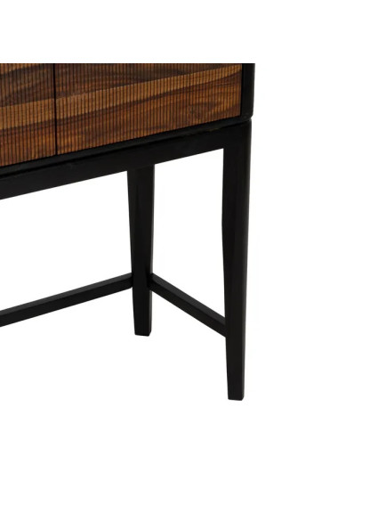 ÉBANO 90 X 40 armario madera marrón-negro