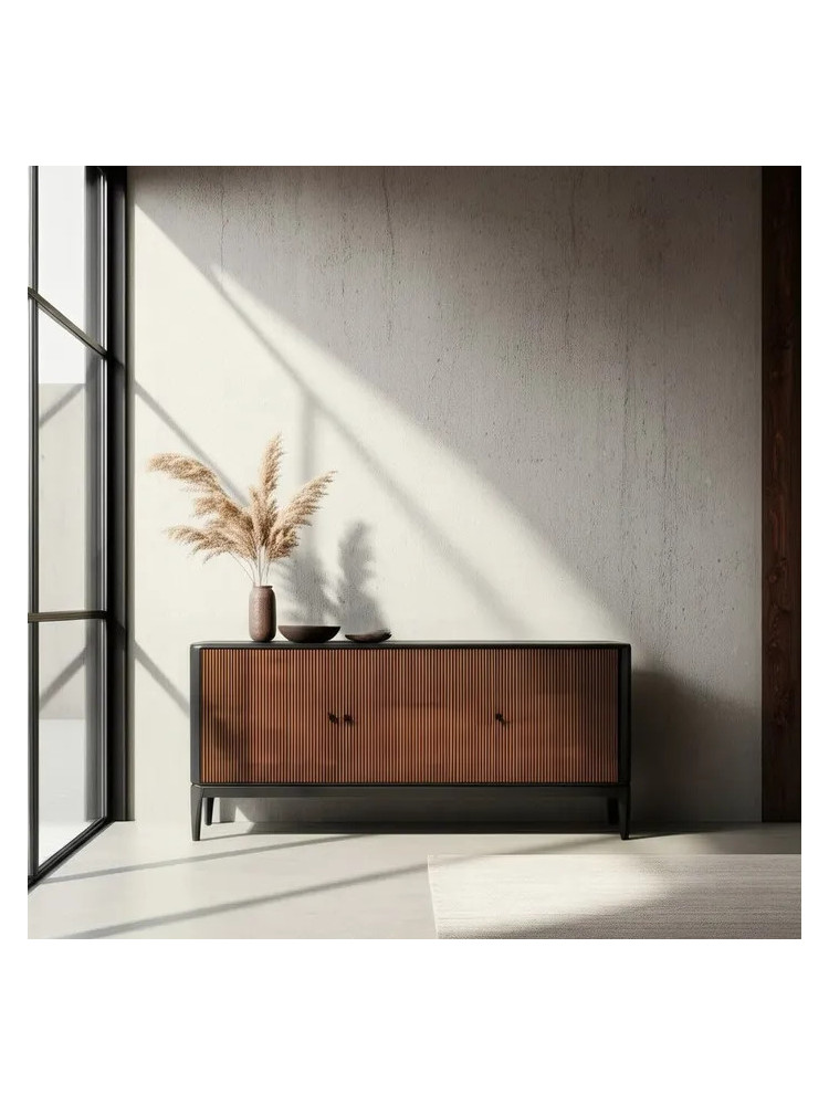 ÉBANO 160 X 40 aparador marrón-negro