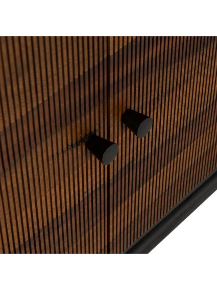 ÉBANO 160 X 40 aparador marrón-negro