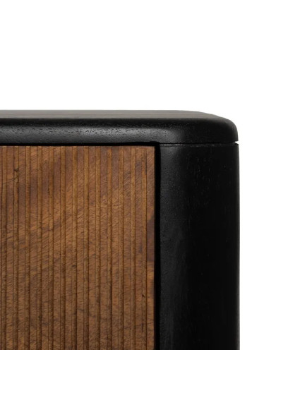 ÉBANO 160 X 40 aparador marrón-negro