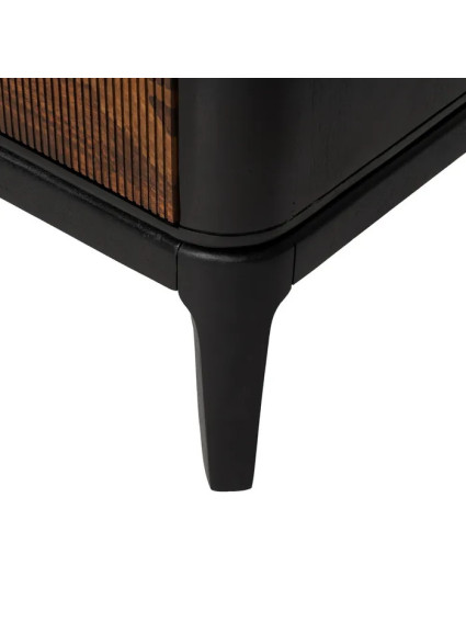 ÉBANO 160 X 40 aparador marrón-negro
