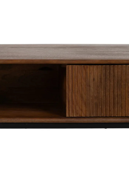 mesa centro colonial con almacenamiento