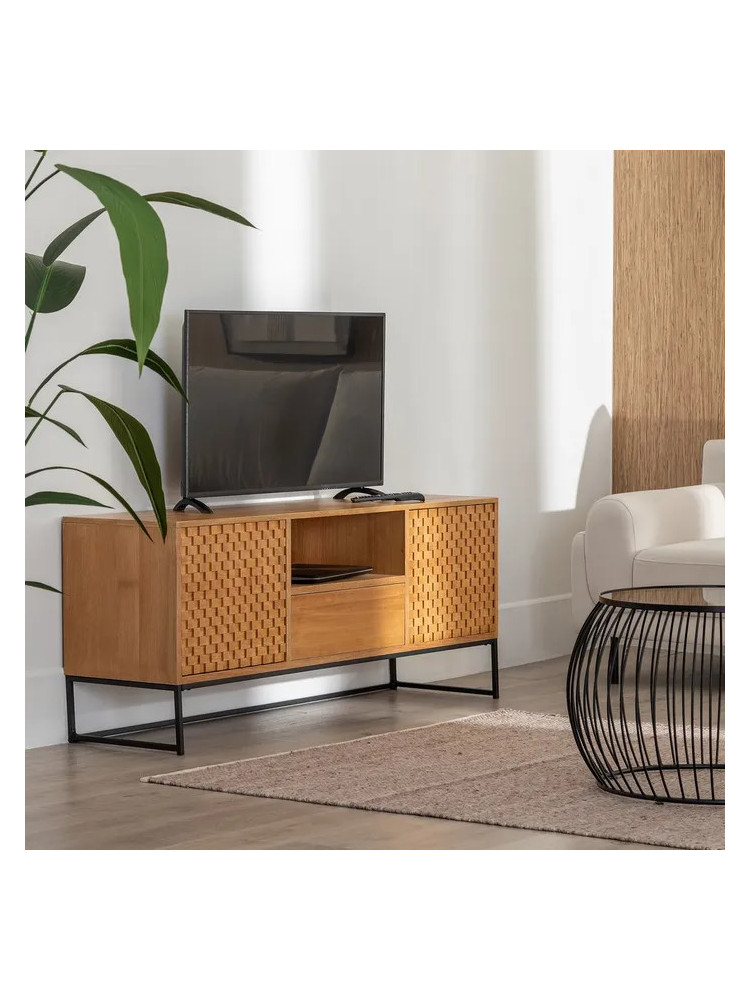 CUBO 148 X 40 mueble TV natural DM-madera