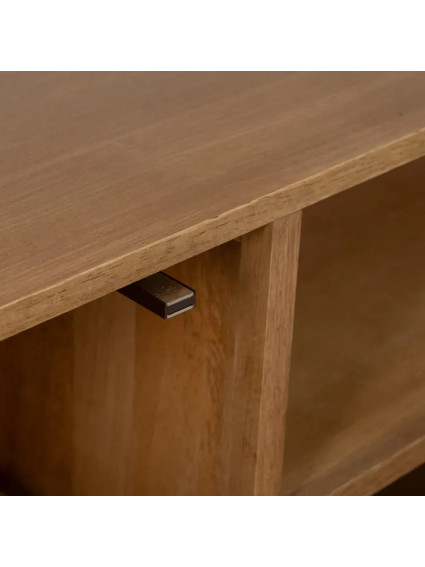 CUBO 148 X 40 mueble TV natural DM-madera