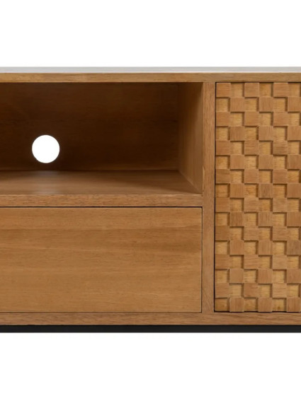 CUBO 148 X 40 mueble TV natural DM-madera