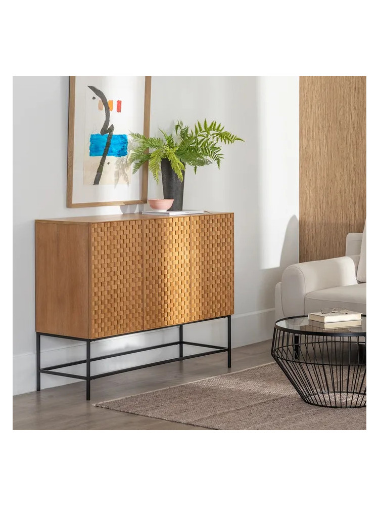 CUBO 121,50 X 42,50 aparador natural DM-madera