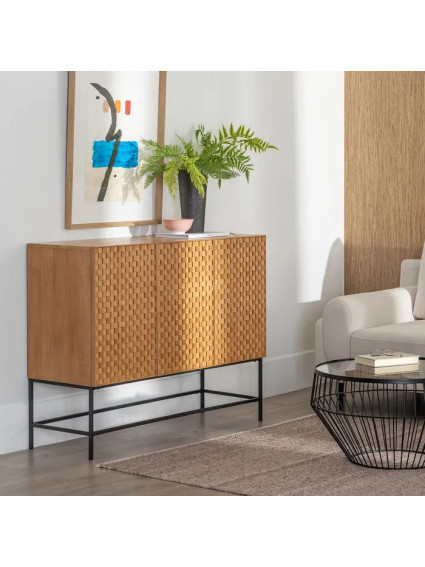 CUBO 121,50 X 42,50 aparador natural DM-madera