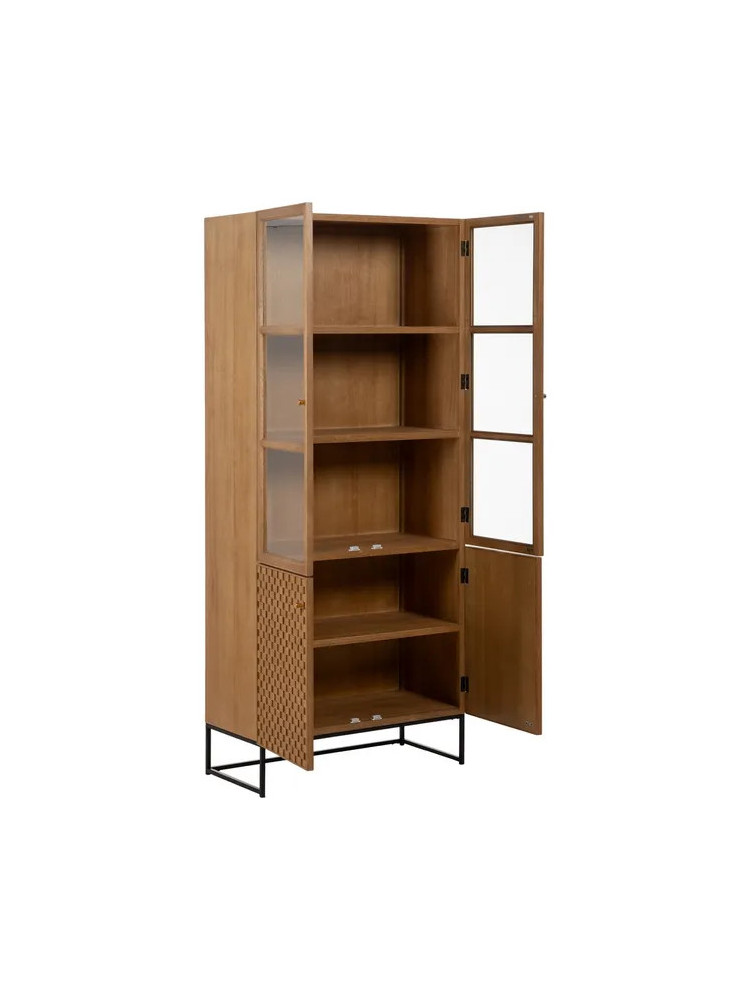 CUBO 84,50 X 42,50 vitrina natural DM-madera