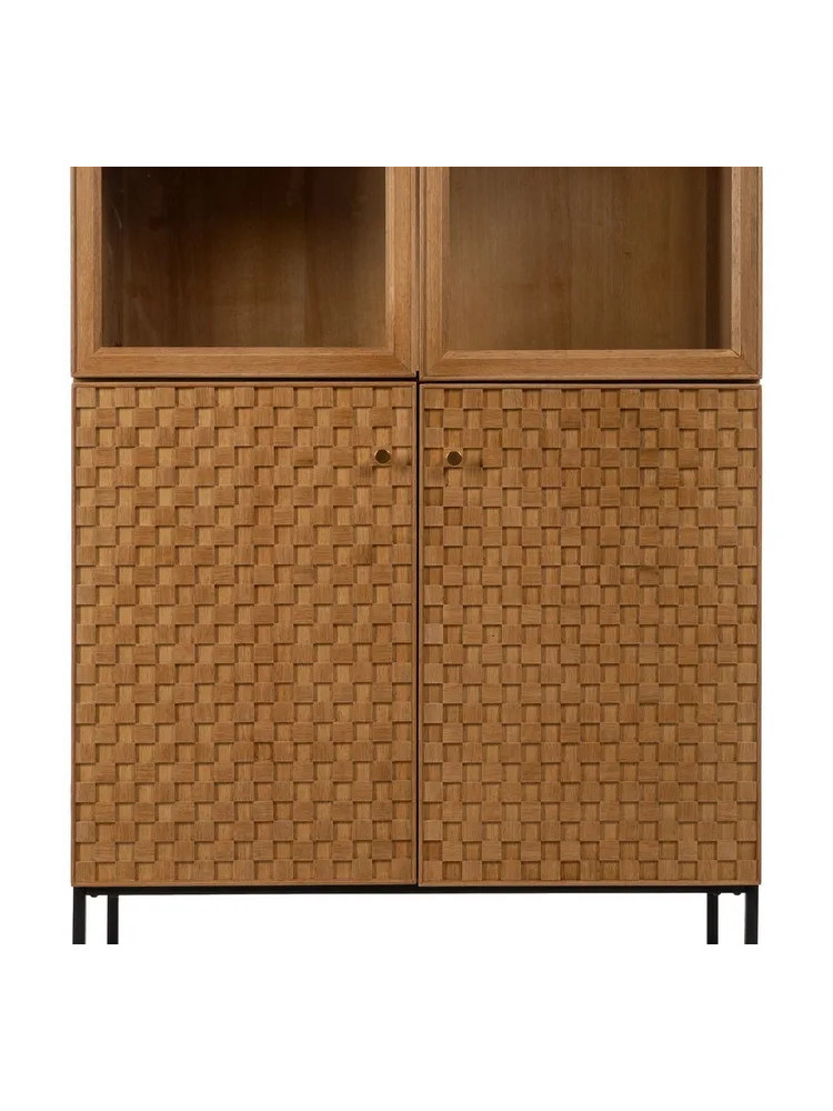 CUBO 84,50 X 42,50 vitrina natural DM-madera