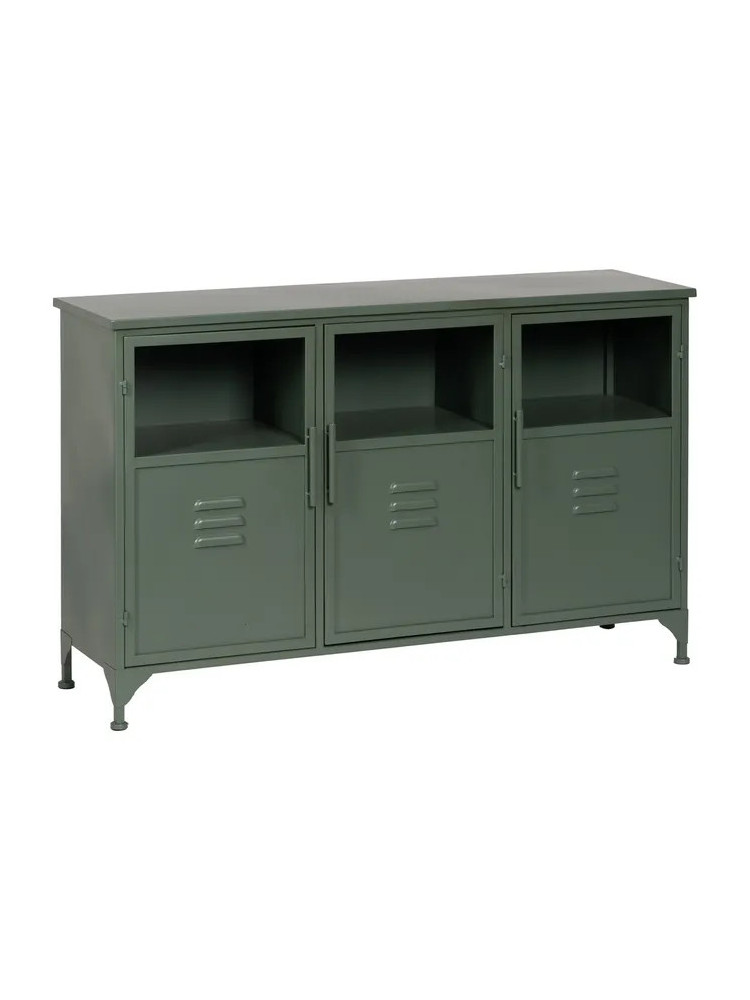 CHICAGO 120 X 35 aparador metal-cristal