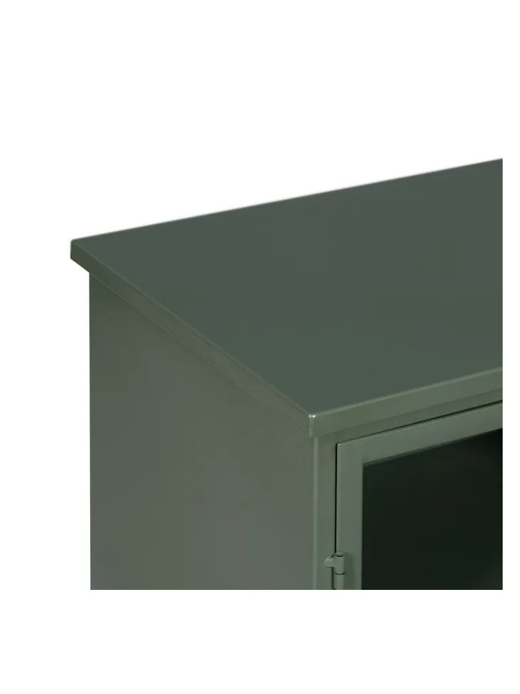 CHICAGO 120 X 35 aparador metal-cristal