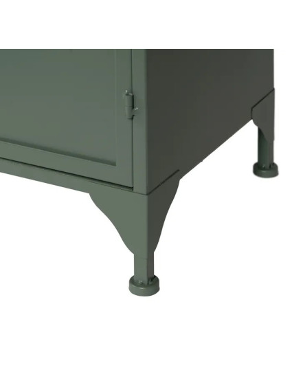 CHICAGO 120 X 35 aparador metal-cristal