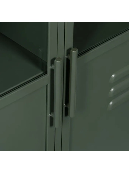 CHICAGO 72 X 35 vitrina metal-cristal