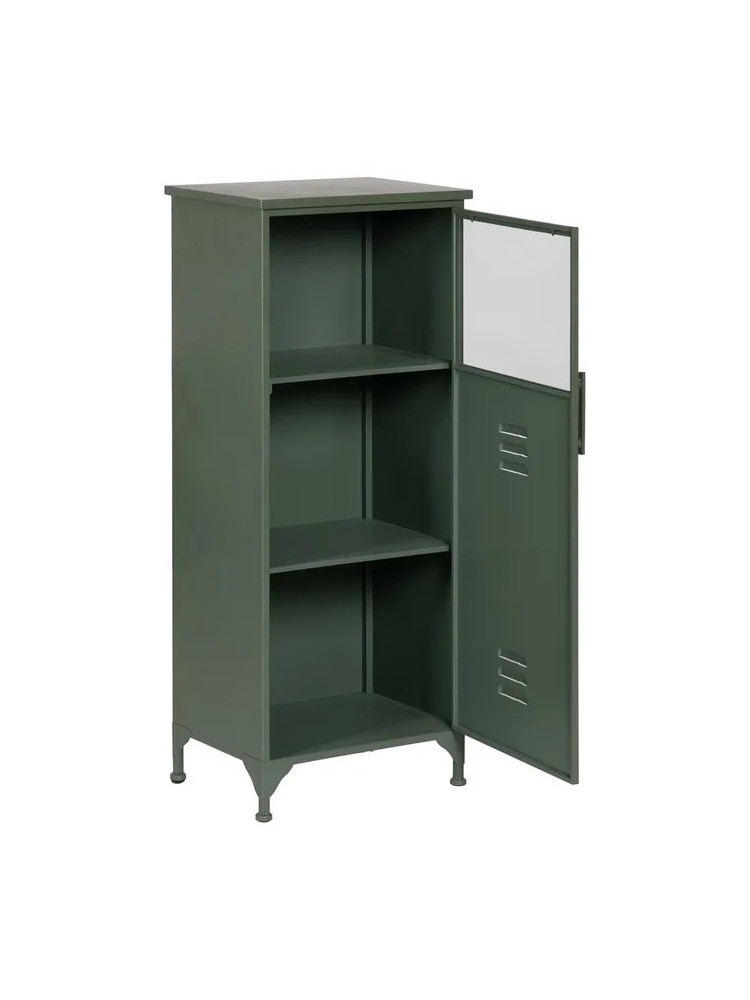 CHICAGO 48 X 35 mueble auxiliar metal-cristal