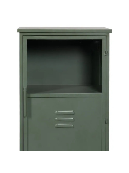 CHICAGO 48 X 35 mueble auxiliar metal-cristal