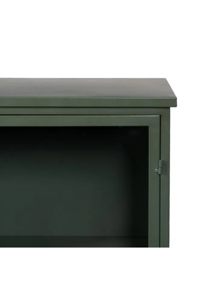 CHICAGO 48 X 35 mueble auxiliar metal-cristal