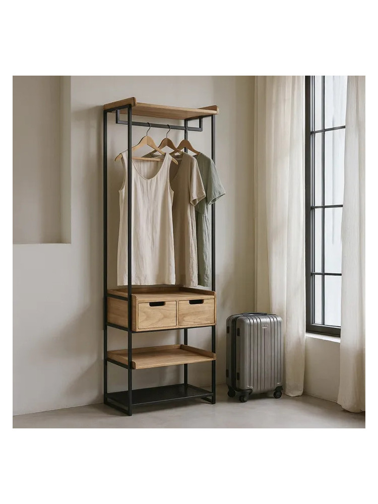 TEXAS 60 X 48 mueble vestidor pequeño DM-metal