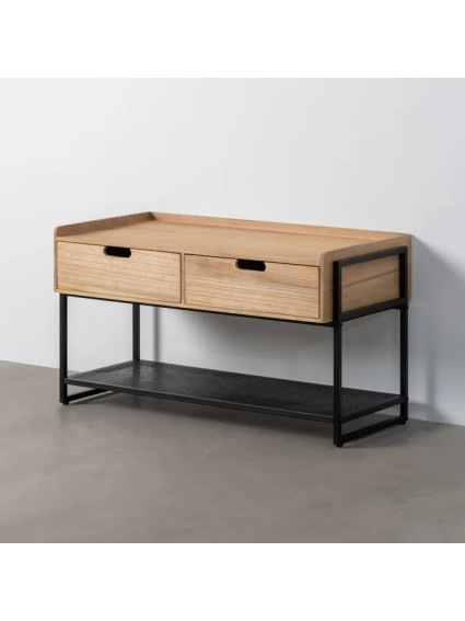 TEXAS 100 X 48 mueble cajones natural-negro