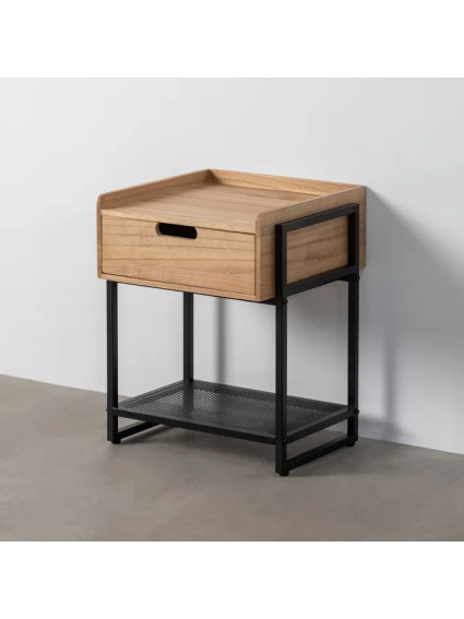 TEXAS 45 X 41 mesita natural-negro