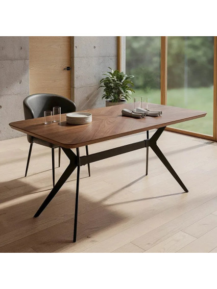 DINAMARCA 180 X 90 mesa comedor DM-metal