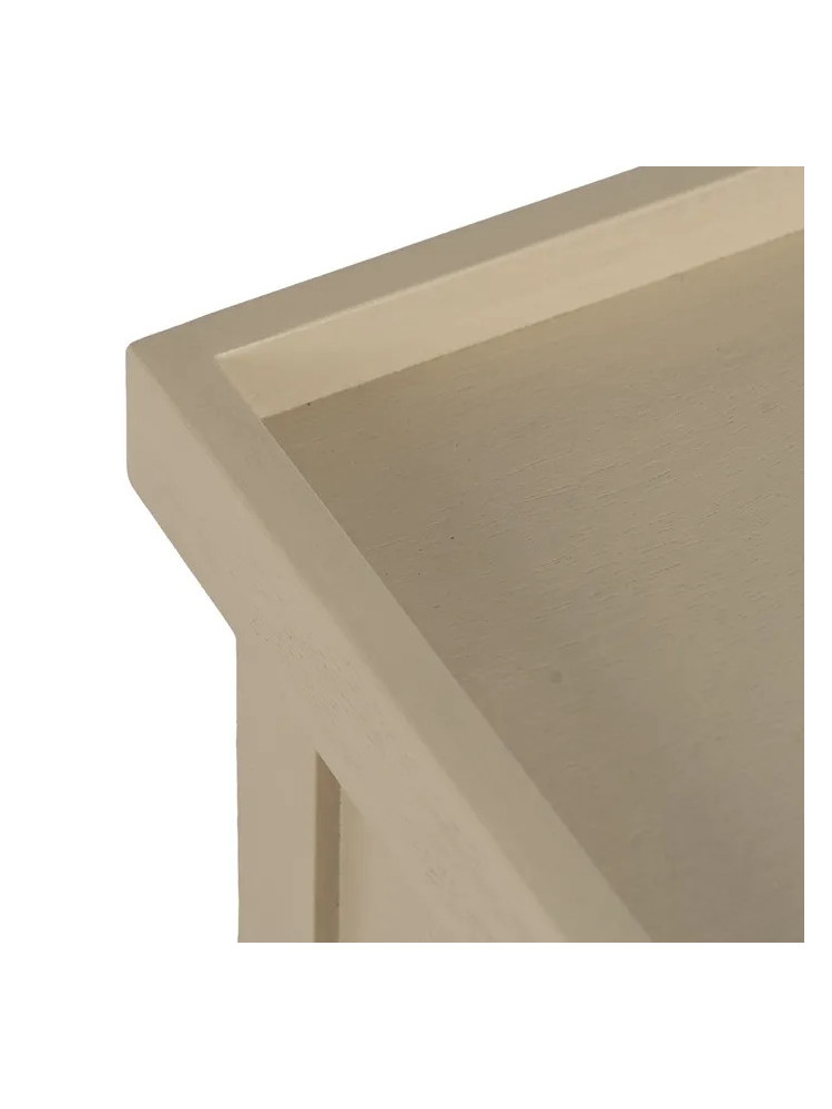 LINA 43 X 33 mesita crema DM