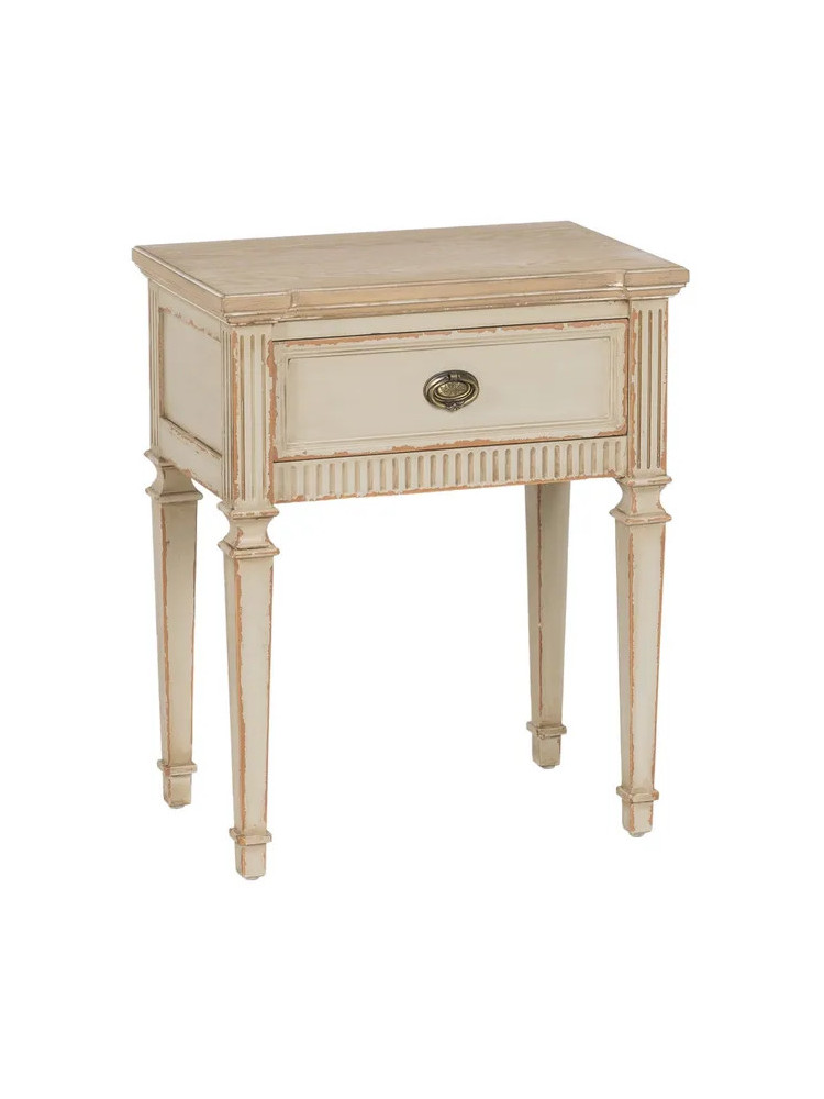 ISABELA 56 X 36 mesita natural crema ISABELA 56 X 36 mesita natural crema