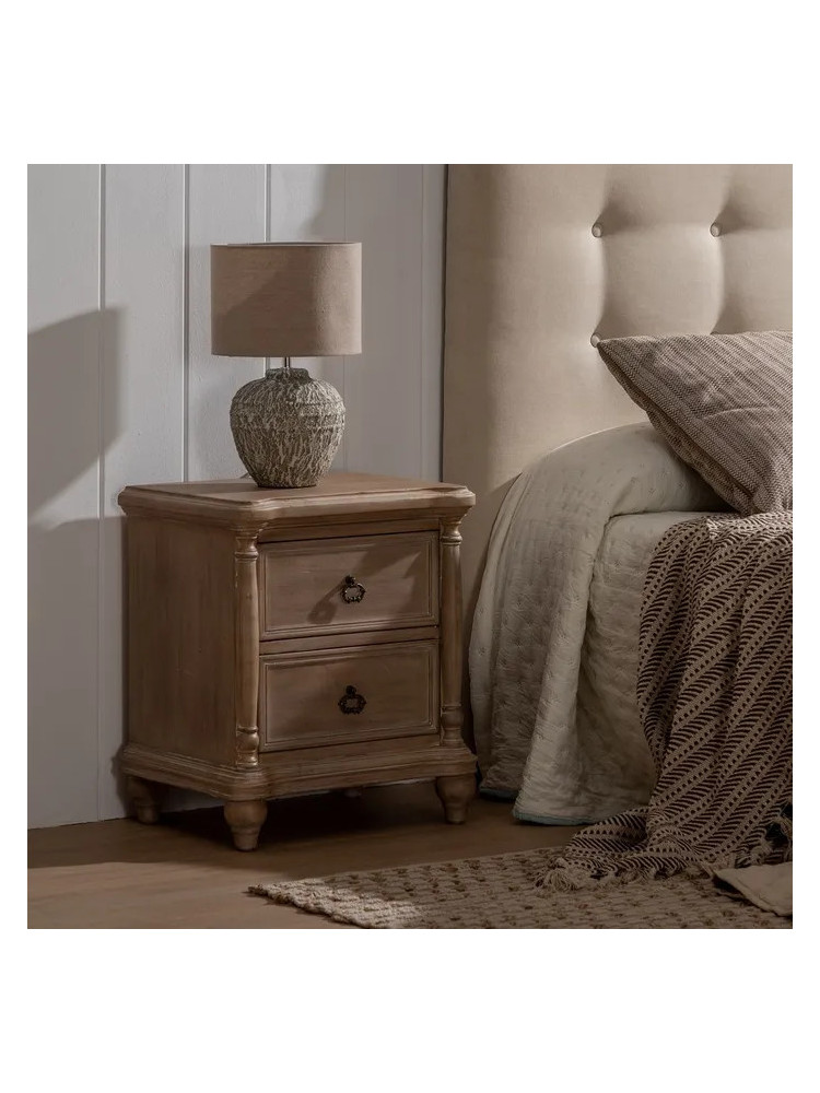 SUEÑO 48 X 38 mesita natural madera